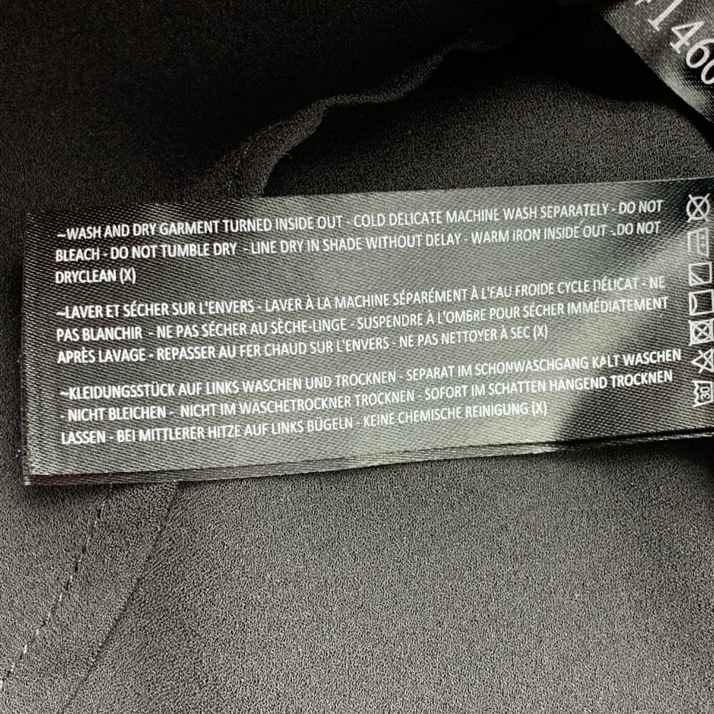 C/Meo Collective Black Long Sleeve Blouse - Picture 6 of 6